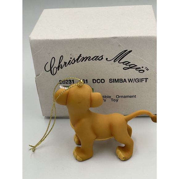 Disney Christmas Magic Ornaments W/Box  Woody Buzz Winnie Simba Set/4 - Picture 4 of 12
